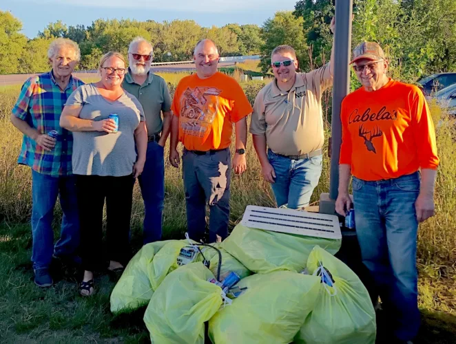 Sertoma members cleanup highway